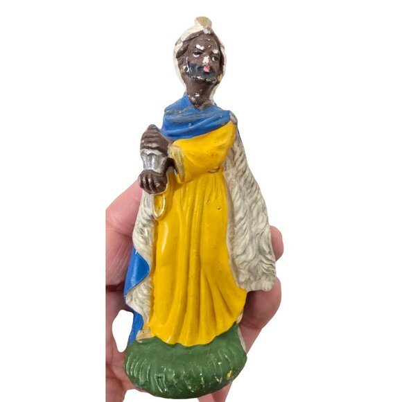 15 pc Set of Hand-Painted Italy Nativity Figurines - Picture 10 of 14